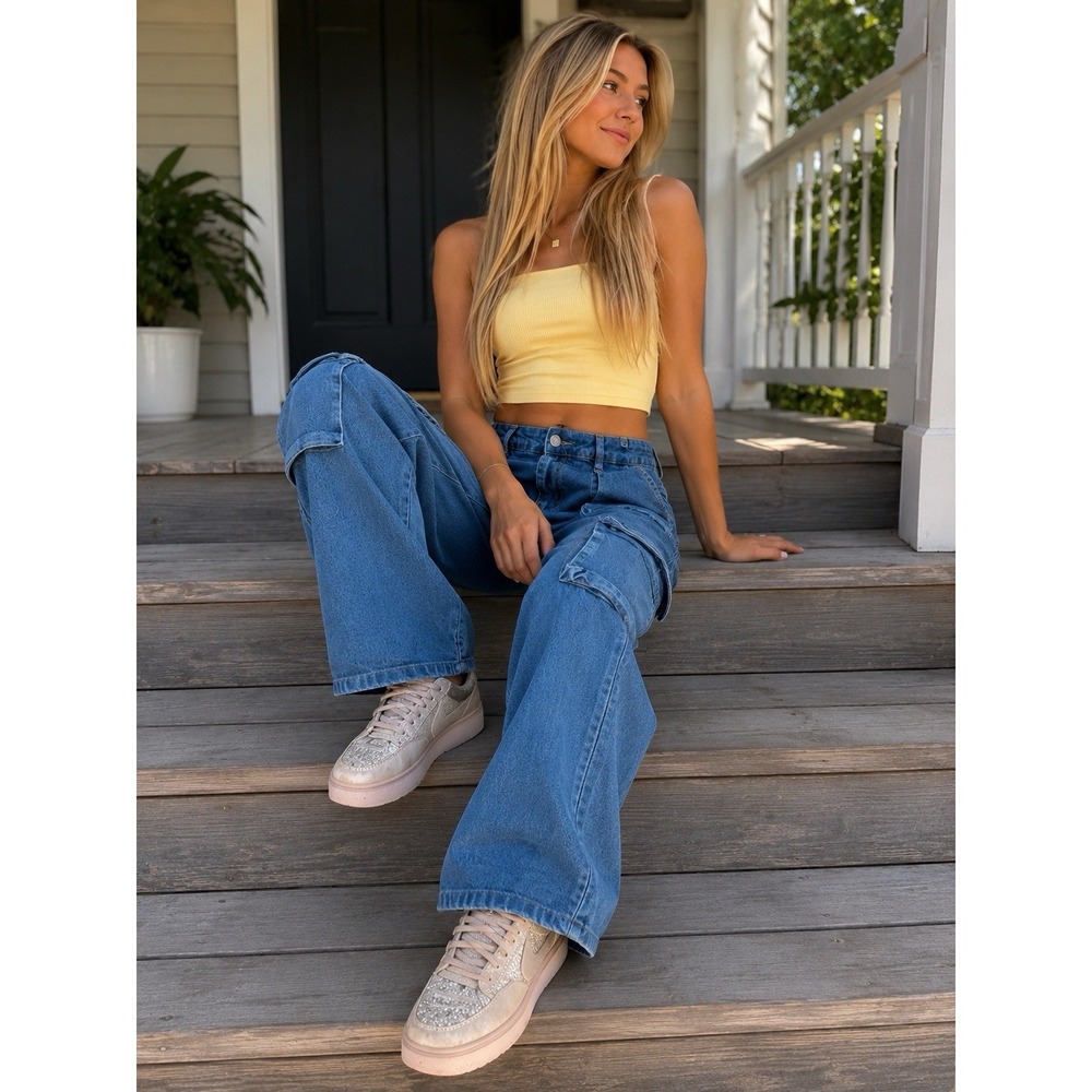 Hey Girl By Corey's Notorious Gold Shimmer Side Zippers Size 9 Lace Up Boot